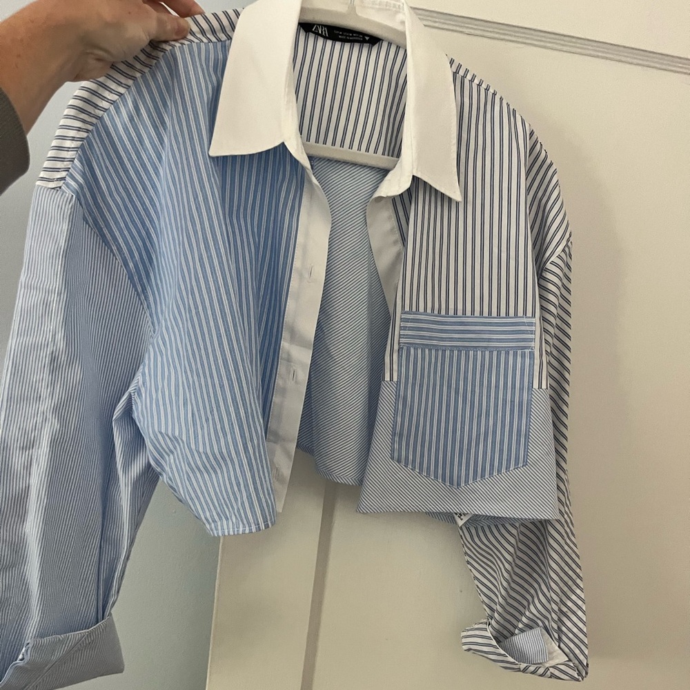 Cropped Button Down - image 1